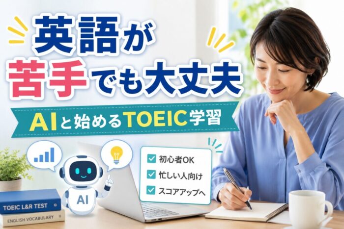 AI活用で30代・40代・50代から英語を学び直す方法