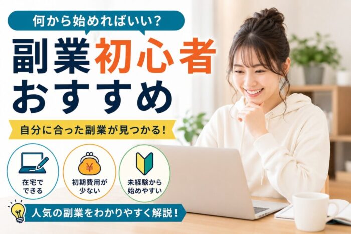 副業初心者におすすめなのは何？