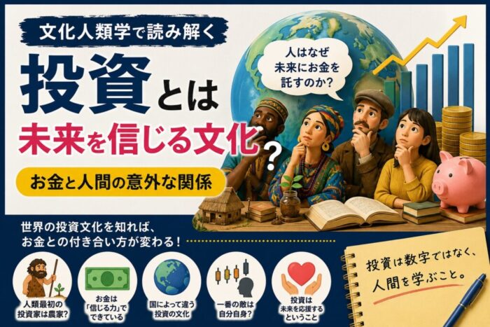 投資とは未来を信じる文化だった?文化人類学で読み解くお金の世界
