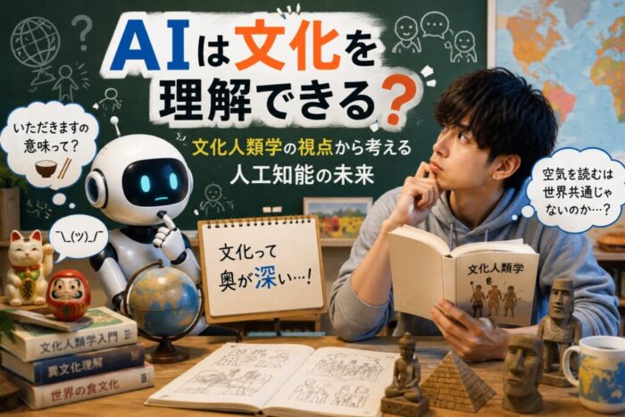 AIは文化を理解できる?文化人類学から考える人工知能の未来